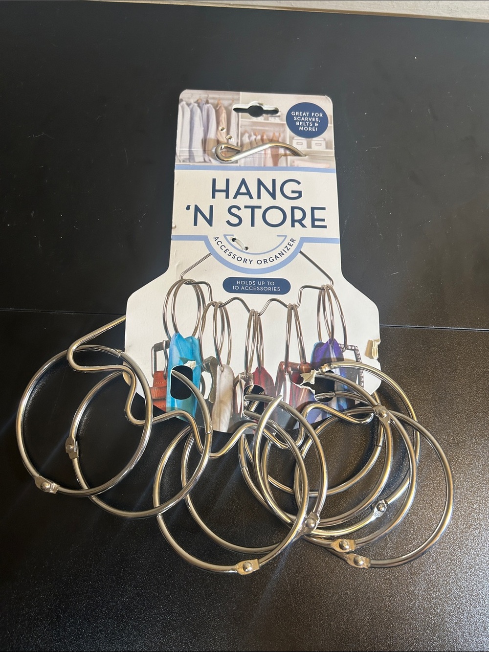 Evriholder Hang 'n Store Accessory Organizer Hold 10 Garments